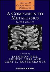 book A Companion to Metaphysics