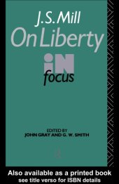 book J S MILLS ON LIBERTY CL (Routledge Philosophers in Focus Series)