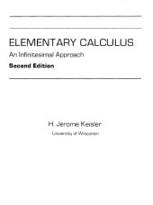 book Elementary Calculus: An Infinitesimal Approach