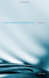 book Oxford Studies in Epistemology