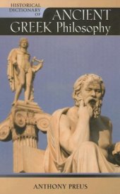 book Historical Dictionary of Ancient Greek Philosophy (Historical Dictionaries of Religions, Philosophies and Movements)