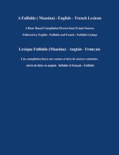 book A Fulfulde (Maasina) - English - French Lexicon | Lexique Fulfulde (Maasina) - Anglais - Français