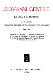 book Giovanni Gentile. La vita e il pensiero