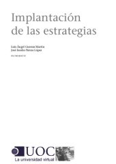 book Implantación de estrategias.