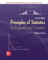 book ISE Principles of Statistics for Engineers and Scientists (ISE HED IRWIN INDUSTRIAL ENGINEERING)