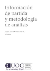 book Información de partida y metodología de análisis