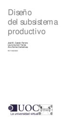 book Diseño del subsistema productivo