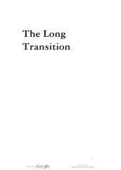 book The Long Transition: Essays on Political Economy