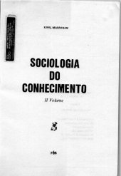 book Sociologia do conhecimento