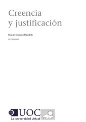 book Creencia y justificación