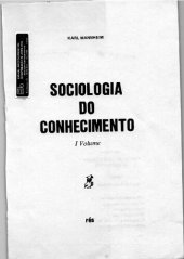 book Sociologia do conhecimento