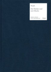 book Der Denker Und Sein Glaube: Fichte Und Der Pietismus Oder: Uber Die Theologischen Grundlagen Der Wissenschaftslehre. Mit Einer Ubersetzung Von Fichtes ... Reindl: II,61