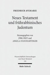 book Neues Testament Und Fruhrabbinisches Judentum: Gesammelte Aufsatze