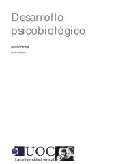 book Desarrollo psicobiológico