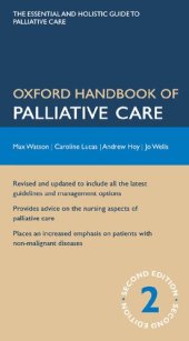 book Oxford handbook of palliative care