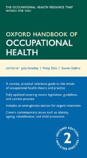 book Oxford handbook of occupational health