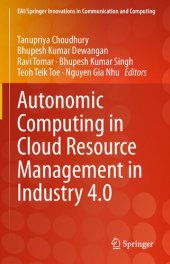 book Autonomic Computing in Cloud Resource Management in Industry 4.0