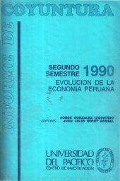 book Evolución de la economía peruana. Segundo semestre 1990