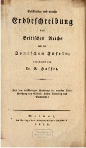 book Vollständiges Handbuch der neuesten Erdbeschreibung