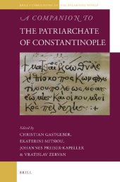 book A Companion to the Patriarchate of Constantinople