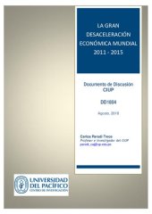 book La gran desaceleración económica mundial 2011-2015