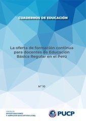 book La oferta de formación continua para docentes de Educación Básica Regular en el Perú