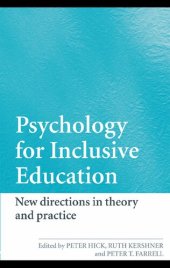 book Psychology for Inclusive Education: New directions in theory and practice