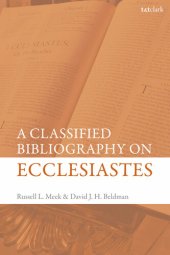 book Classified Bibliography on Ecclesiastes