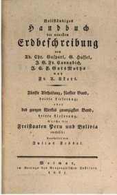 book Vollständiges Handbuch der neuesten Erdbeschreibung