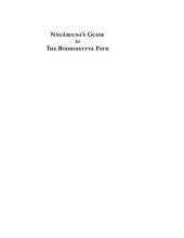 book Nagarjuna's Guide to The Bodhisattva Path: Ayra Nagarjuna's Treatise on the Provisions for Enlightenment