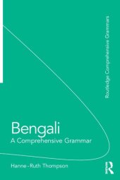 book Bengali: A Comprehensive Grammar