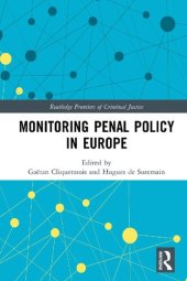 book Monitoring Penal Policy in Europe