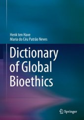 book Dictionary of Global Bioethics