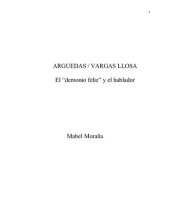 book Arguedas/ Vargas Llosa. El "demonio feliz" y el hablador