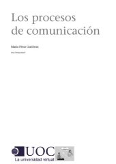 book Los procesos de comunicación