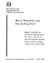 book Sur la Situation aux Iles du Cap Vert