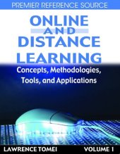 book Online and Distance Learning: Concepts, Methodologies, Tools and Applications