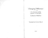 book Changing Difference: The Feminine and the Question of Philosophy