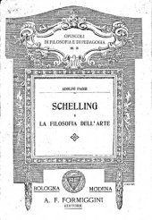 book Schelling e la filosofia dell’arte