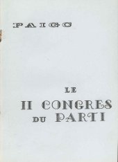 book PAIGC. Le II Congrès du Parti