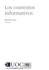 book Los contextos informativos