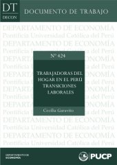 book Trabajadoras del hogar en el Perú y transiciones laborales