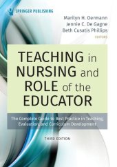 book TEACHING IN NURSING AND ROLE OF THE EDUCATOR,