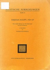 book Tibetan polity, 1904-37: the conflict between the 13th Dalai Lama and the 9th Panchen, a case study