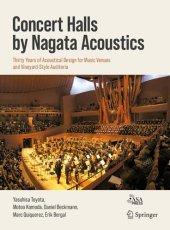 book Concert Halls by Nagata Acoustics: Thirty Years of Acoustical Design for Music Venues and Vineyard-Style Auditoria