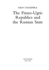 book The Finno-Ugric republics and the Russian state