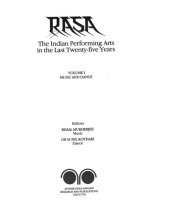 book Rasa: The Indian Performing Arts in the Last Twenty-five Years. Music and dance