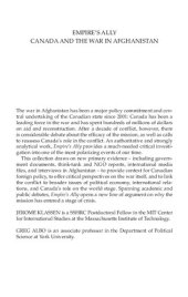 book Empire's Ally: Canada and the War in Afghanistan