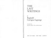 book The Last Writings