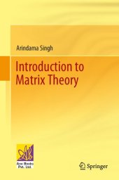 book INTRODUCTION TO MATRIX THEORY